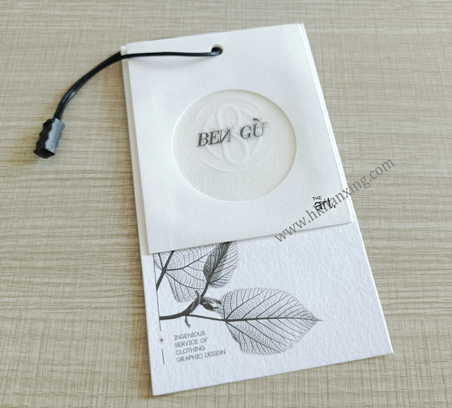 Foldable Round Cloth Hangtag