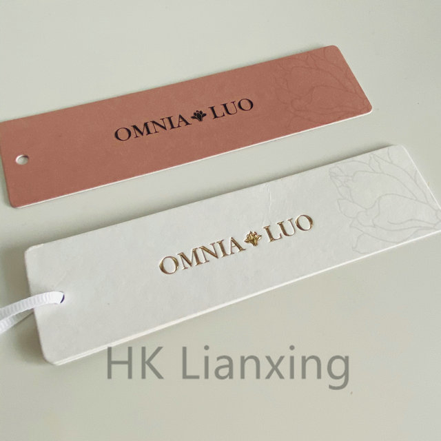 Real Logo Leather Trousers Hangtag