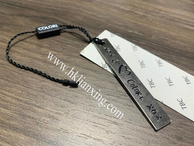 Real Logo Metal Brands Hangtag