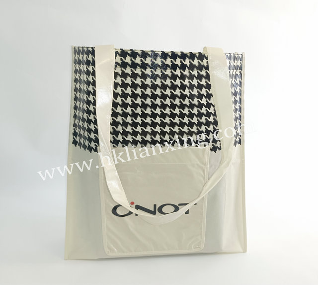 recycled Shopping Non-woven Bag with pocket