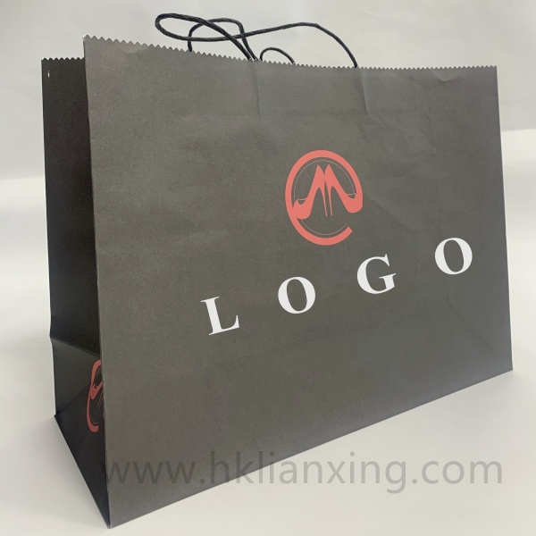 Recyclable White Kraft Paper Bag with Your Logo 