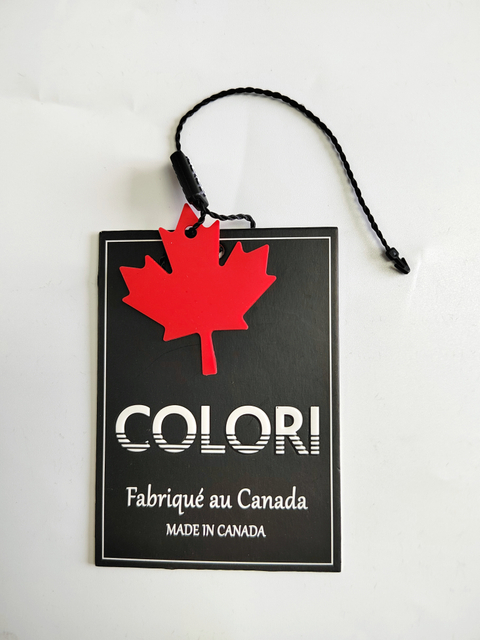 Hangtag with Rubber Patch and label