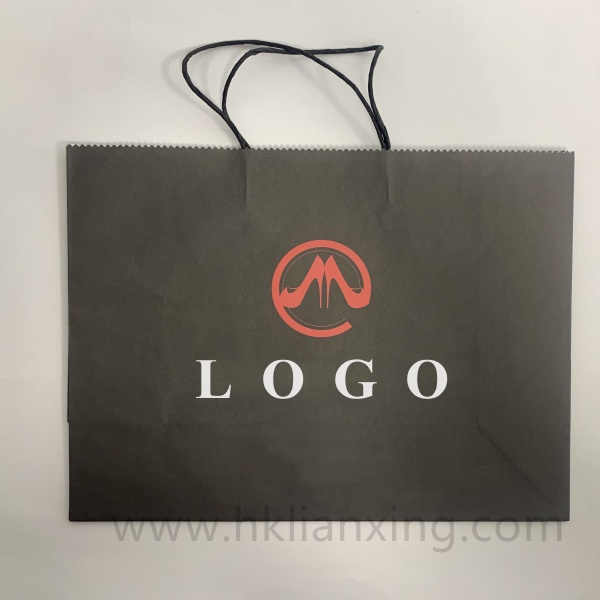 Recyclable White Kraft Paper Bag with Your Logo 
