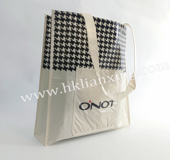 recycled Shopping Non-woven Bag with pocket
