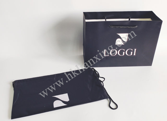 Paper board Black Cosmetics Paper Bag